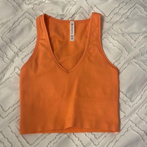 Athleta V neck tight crop tank top - Picture 1 of 2